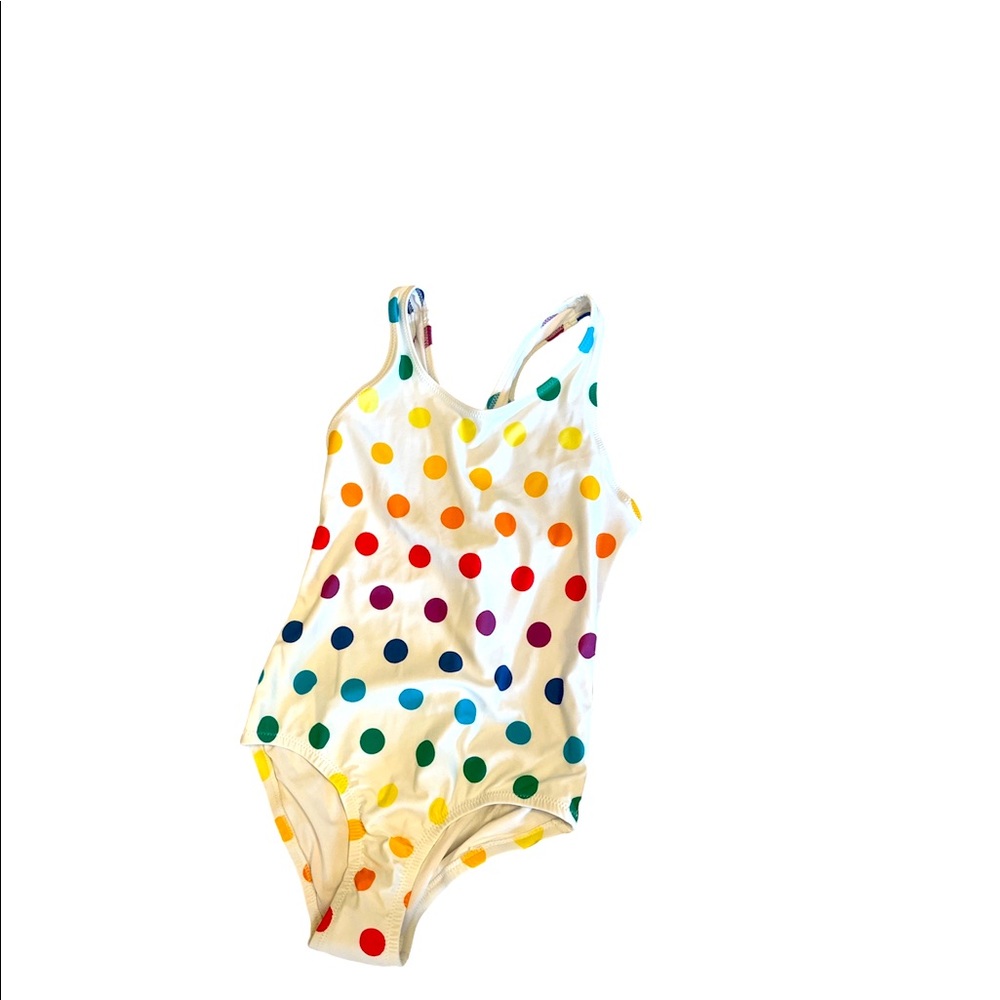 NWT Girls polka dot swim suit